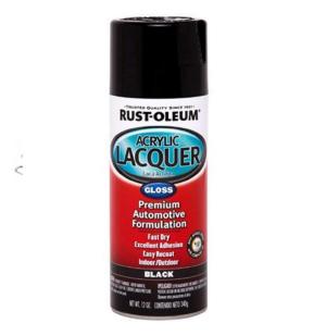 AEROSOL RUST OLEUM AUTOM. LACA ACRILICA NEGRA 340 