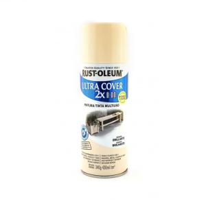 AEROSOL ULTRA COVER 2X MARFIL BRILLANTE 340 GR. RUST OLEUM