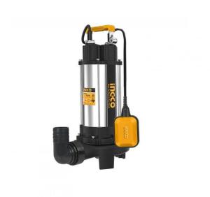 BOMBA SUMERGIBLE INGCO METALICA 1500W POZO NEGRO C/TRITURADOR