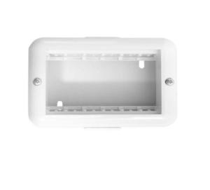 CAJA EXTERIOR 3 MODULOS BLANCO REGGIO