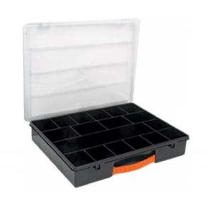 CAJA ORGANIZADORA 18 COMPAR. 37 X 30 X 7 CM 