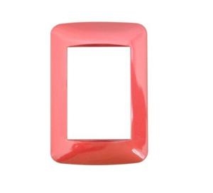 CONJUNTO PLAQUETA-BASTIDOR ROJO REGGIO