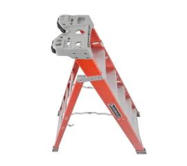 ESCALERA TIJERA - RECTA FIBRA 6 PELD. 136KG FXS150 CROSS X STEP