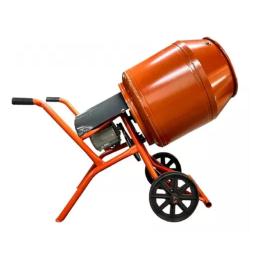 HORMIGONERA 130 LT - 3/4HP ANSA NARANJA + BALDE + FRETACHO