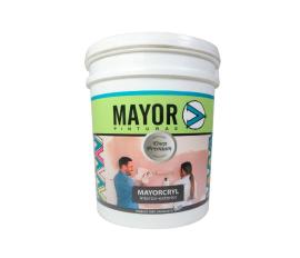 LATEX EXTERIOR / INTERIOR MAYORCRYL A/H 4 LT BLANCO 