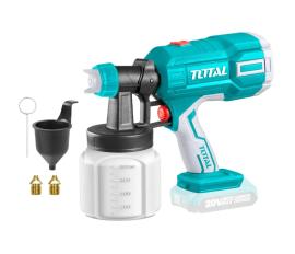 PISTOLA DE PINTAR A BATERIA 20V TOTAL 800ML (SOLO MAQUINA) TOTAL.........