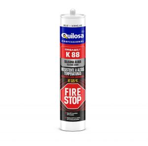 SILICONA ALTA TEMPERATURA ROJA ORBASIL K88 CART.310ML