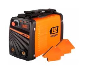 SOLDADORA ELECTRODO LUSQTOFF IRON 180 AMP + 2 ESCUADRAS MAGNETICAS 