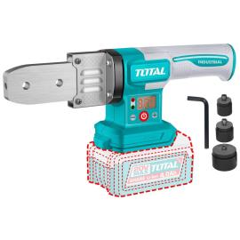 TERMOFUSORA TOTAL 20V TEMP 320°C C/BOQUILLAS. 20-25-32 ( SOLO MAQUINA ) 